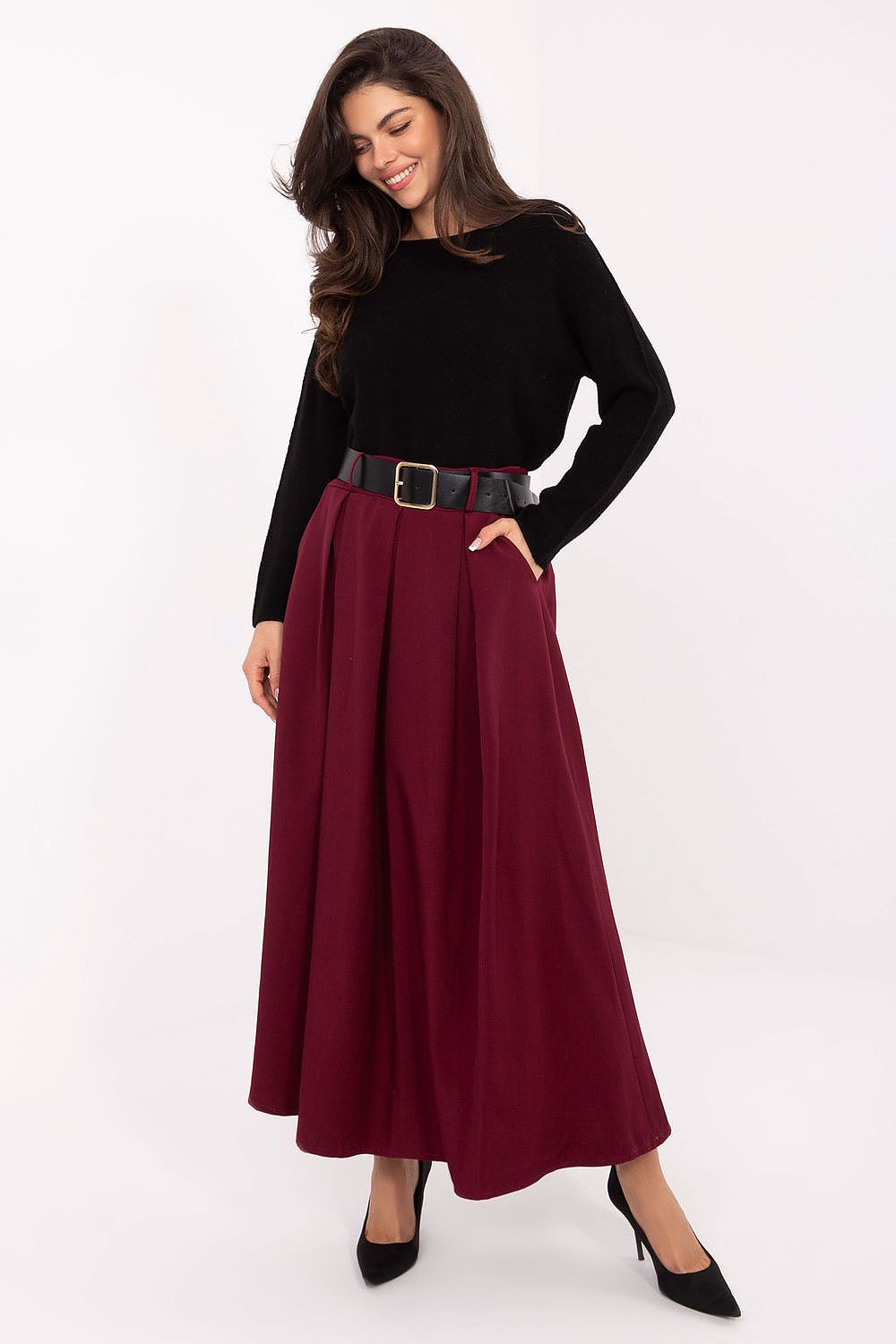  Lange rok model 220810 Italy Moda 