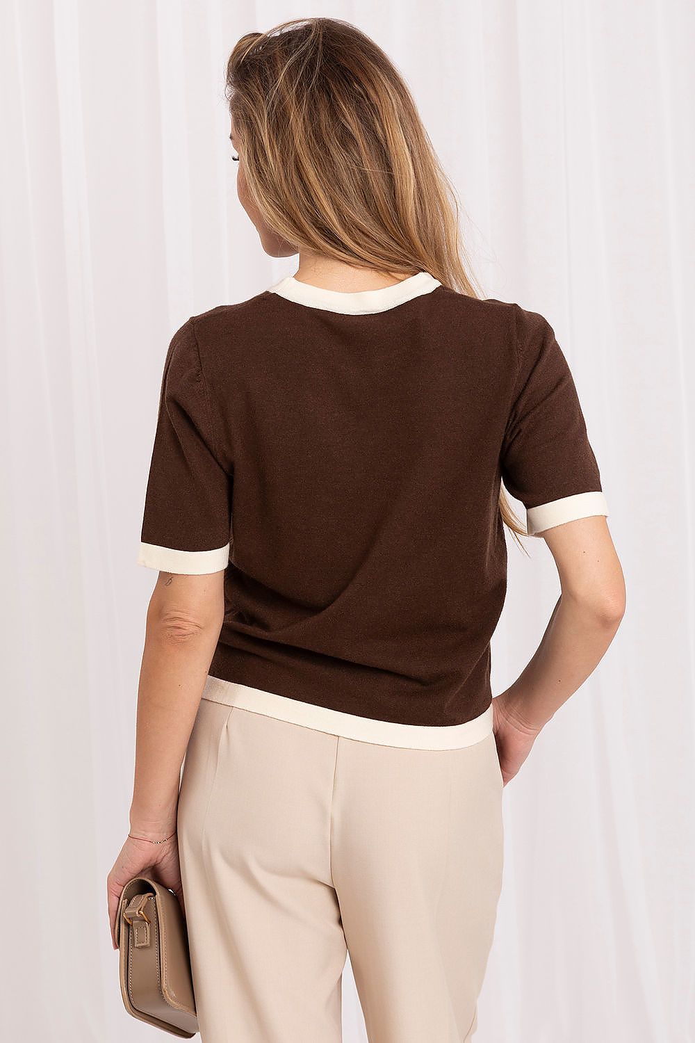  Trui met korte mouwen model 230899 Italy Moda 