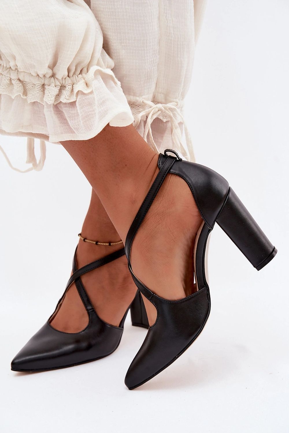  Pumps met dikke hak model 230968 Step in style 